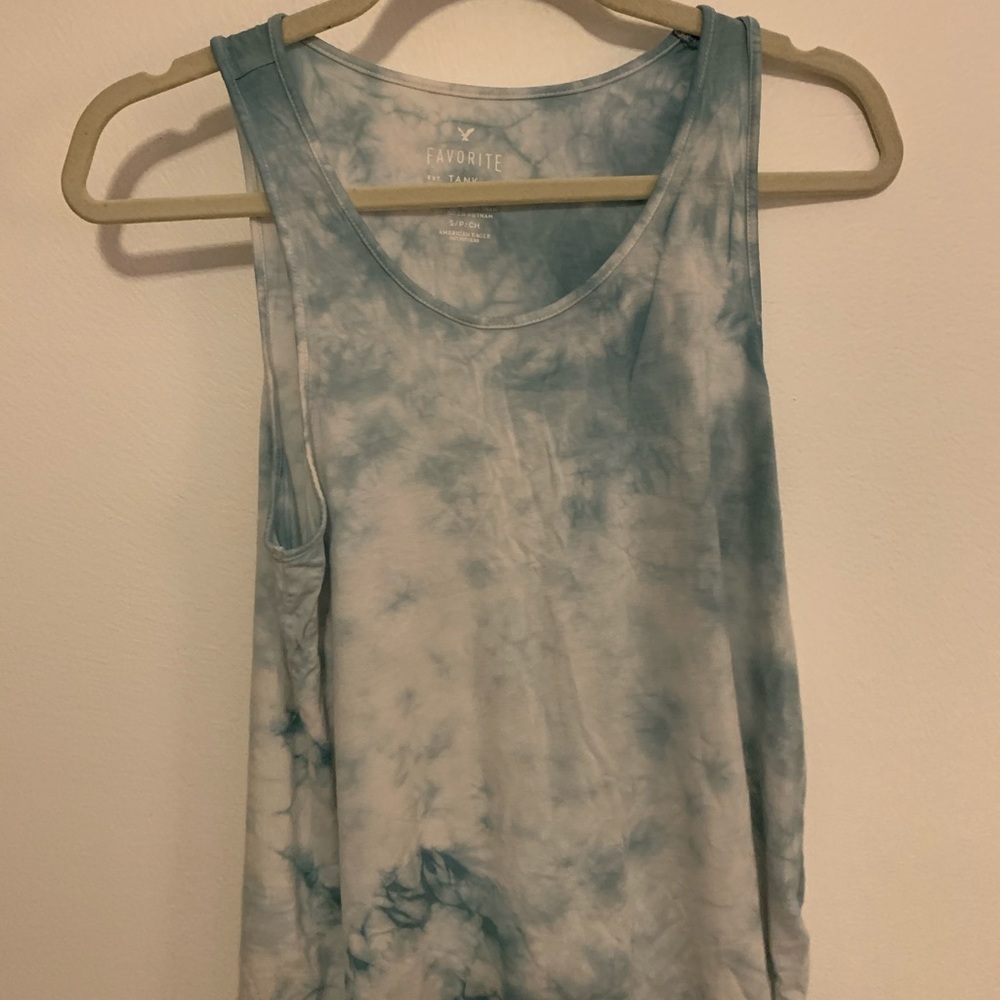 3 for $15 American Eagle blue tie dye tank